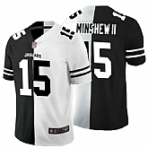 Nike Jaguars 15 Gardner Minshew II Black And White Split Vapor Untouchable Limited Jersey Dyin,baseball caps,new era cap wholesale,wholesale hats
